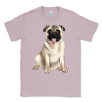 Lilac pug Classic Tee - JahusDesignShop
