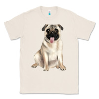 Natural pug Classic Tee - JahusDesignShop