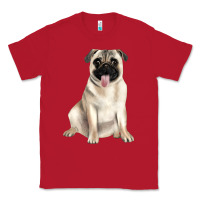 Red pug Classic Tee - JahusDesignShop