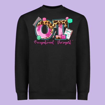 Ot Occupational Therapist Heavyweight Sweatshirt Designed By Adodesignshop