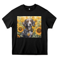 Black beagle Heavy Core Tee - Unal Design