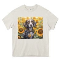 Cream beagle Heavy Core Tee - Unal Design
