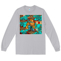 Moon Dust cowboy boots with turquoise and aztec Long Sleeve Tee - Artiststas