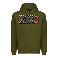 Army Green xoxo digital valentines day Premium Hoodie - Bettercallsaul