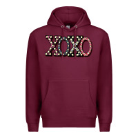 Burgundy xoxo digital valentines day Premium Hoodie - Bettercallsaul