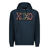 Navy xoxo digital valentines day Premium Hoodie - Bettercallsaul