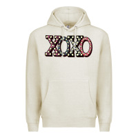 Oatmeal Heather xoxo digital valentines day Premium Hoodie - Bettercallsaul