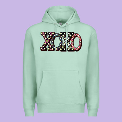 Xoxo Digital Valentines Day Premium Hoodie Designed By Bettercallsaul