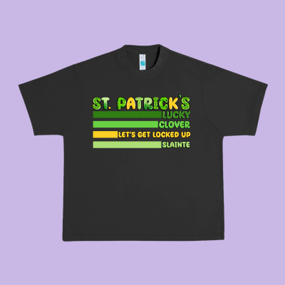 St. Patricks Lucky Clover  Artiststas Urban Heavy Tee Designed By Artiststas