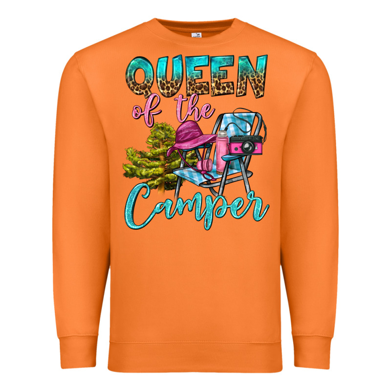 Queen Of The Camper Premium Sweatshirt by BundleAndBundleShop | Teevron