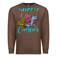 Chestnut Queen Of The Camper Premium Sweatshirt - BundleAndBundleShop