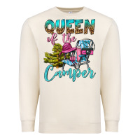 Sandshell Queen Of The Camper Premium Sweatshirt - BundleAndBundleShop