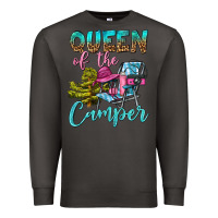 Smoke Queen Of The Camper Premium Sweatshirt - BundleAndBundleShop