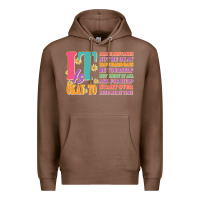 Chestnut it is okay to Premium Hoodie - JahusDesignShop