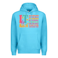 Ocean Blue it is okay to Premium Hoodie - JahusDesignShop