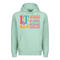 Seafoam it is okay to Premium Hoodie - JahusDesignShop
