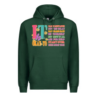 Sports Green it is okay to Premium Hoodie - JahusDesignShop