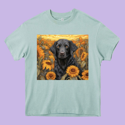 Black Lab Heavy Core Tee Designed By Unal Design