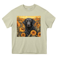 Mossy black lab Heavy Core Tee - Unal Design