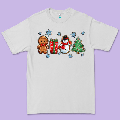 Christmas Gingerbread Cookies Premium Tee Designed By Zillion Design Studio