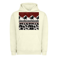Pigment Pistachio cowgirl with cowhide Urban Hoodie - TumblerDesignByShophia