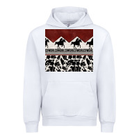 White cowgirl with cowhide Urban Hoodie - TumblerDesignByShophia