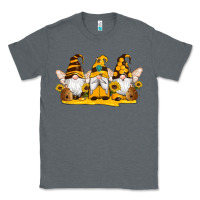 Charcoal Heather western bee gnomes beehive honey sunflowers Classic Tee - Artiststas