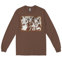 Chestnut cowhide background Long Sleeve Tee - AdoDesignShop
