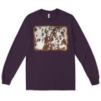 Plum cowhide background Long Sleeve Tee - AdoDesignShop