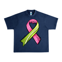 Navy breast cancer sport ribbons Urban Heavy Tee - AdoDesignShop