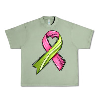 Oil Green breast cancer sport ribbons Urban Heavy Tee - AdoDesignShop