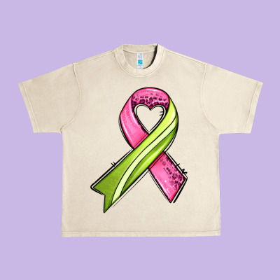 Breast Cancer Sport Ribbons Urban Heavy Tee Designed By Adodesignshop