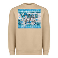 Winter Vibes Gnome Heavyweight Sweatshirt | Teevron