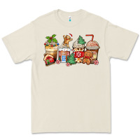 Bone christmas gingerbread coffee cups Premium Tee - Zillion Design Studio