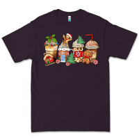 Plum christmas gingerbread coffee cups Premium Tee - Zillion Design Studio