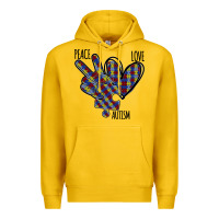 Lemon Peace Love Autism Premium Hoodie - Bettercallsaul