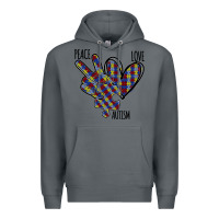 Rock Peace Love Autism Premium Hoodie - Bettercallsaul