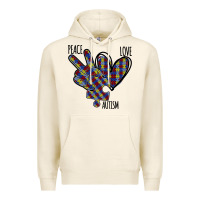 Tofu Peace Love Autism Premium Hoodie - Bettercallsaul