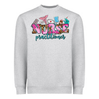 Heather Grey nurse practitioner Heavyweight Sweatshirt - AdoDesignShop