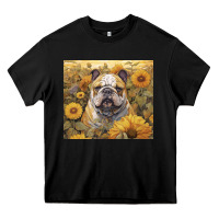 Black bulldog Heavy Core Tee - Unal Design