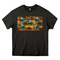 Asphalt dinosaur triceratops sippy cup Heavy Core Tee - Artiststas