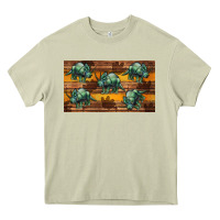Mossy dinosaur triceratops sippy cup Heavy Core Tee - Artiststas