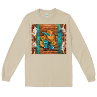 Mushroom cowboy boots turquoise aztec cowhide Long Sleeve Tee - Artiststas