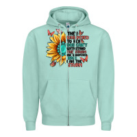 Seafoam they whispered to her you can't withstand the stor Zipper Hoodie - MaliasSmallBusiness