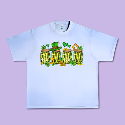 St. Patricks Day Pickle Urban Heavy Tee Designed By Artiststas