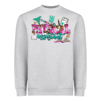 Heather Grey physical assistant Heavyweight Sweatshirt - AdoDesignShop