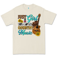 Just A Girl Who Loves Country Music Premium Tee | Teevron