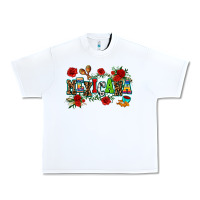 White mexicana Urban Heavy Tee - AdoDesignShop