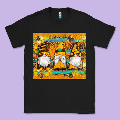 Western Bee Gnomes  Honeycomb  Leopard Turquoise Wooden Serape Classic Tee Designed By Artiststas