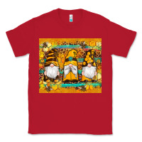 Red western bee gnomes  honeycomb  leopard turquoise wooden serape Classic Tee - Artiststas